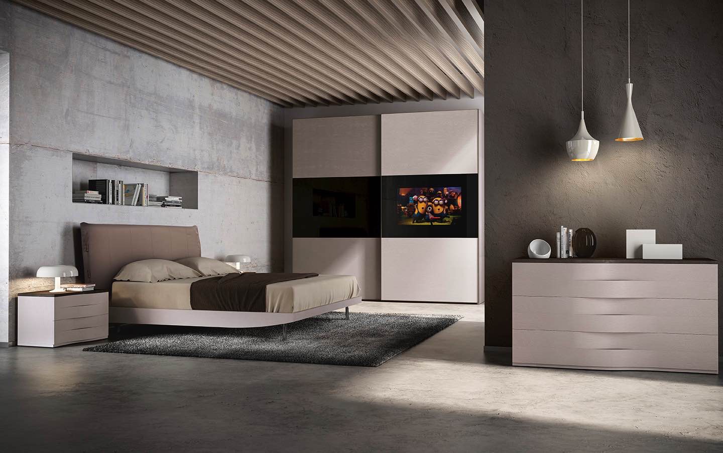 La tv in camera da letto? ecco dove collocarla Televisione in camera da letto si o no